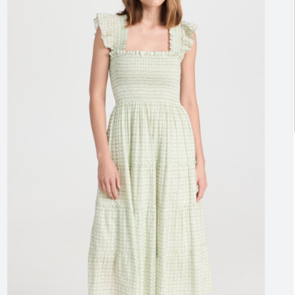 Elegant Green Midi Dress
